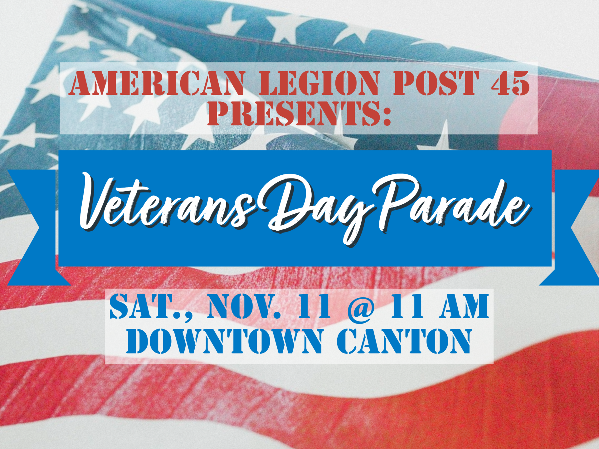 Veterans Day Parade - Sat. Nov. 11