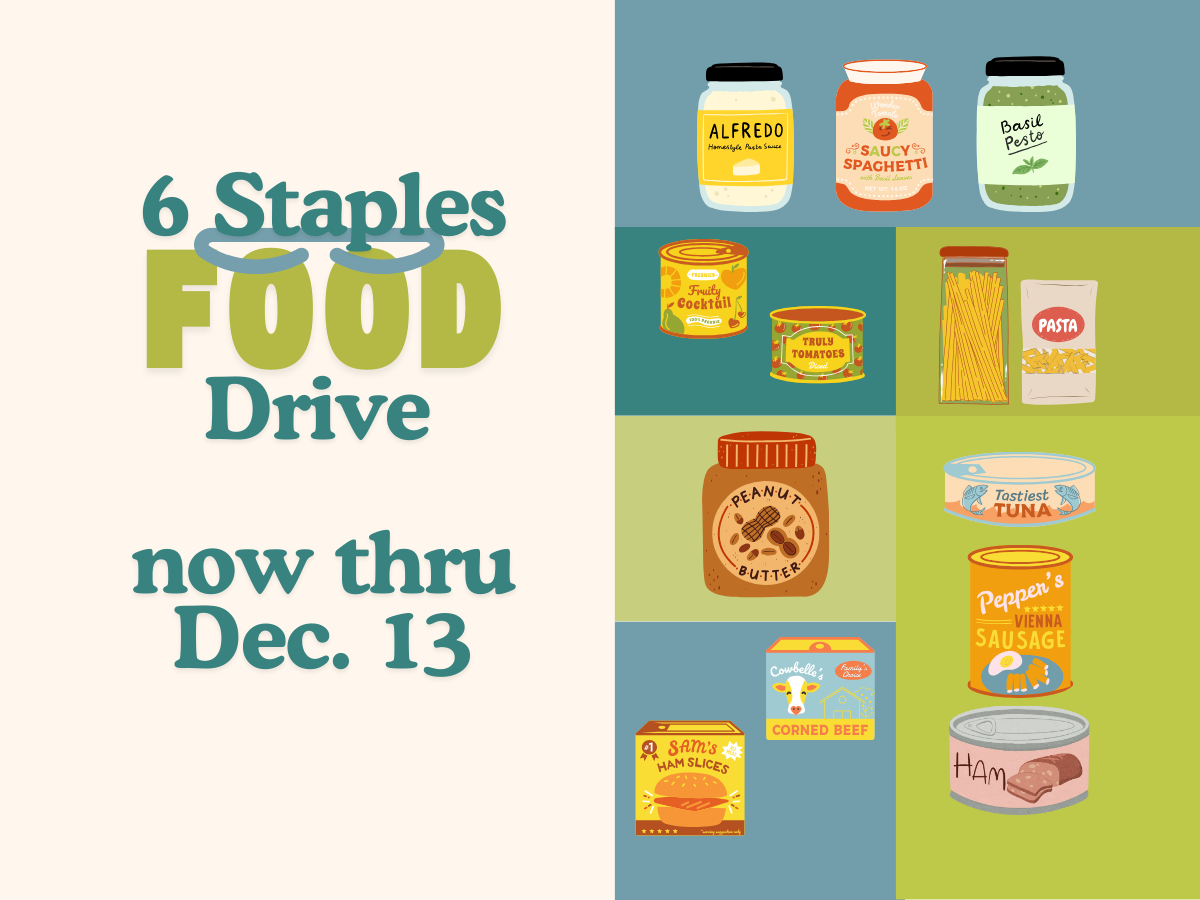 6 Staples Food Drive - FB (4 x 3 in)