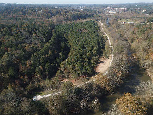 ERP Trail East Airial Photo looking back toward I575